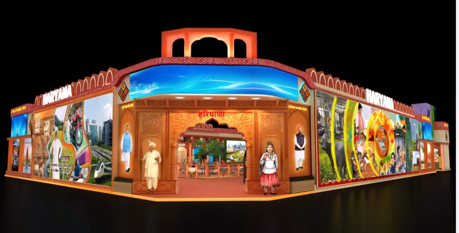 22 एमएसएमई स्टॉल लगाए गए हैं सीनियर मैनेजर अनिल कुमार चौधरी ने बताया कि हरियाणा पैवेलियन के स्टॉल क्षेत्र में हरियाणा के विभिन्न जिलों से विविध प्रदर्शक मौजूद हैं, जो राज्य के आर्थिक और रचनात्मक परिदृश्य की झलक पेश करते हैं।