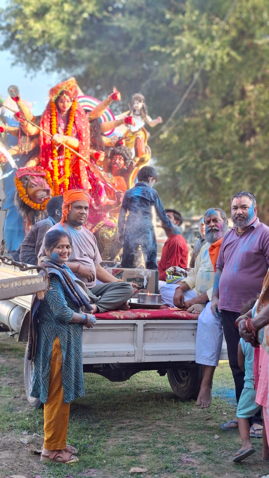 कालागढ़ में श्रद्धा और भक्तिभाव के साथ हुआ मां दुर्गा की प्रतिमा का विसर्जन, रामगंगा नदी पहुंचे श्रद्धालु